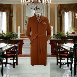 MEN'S JOHN KNIGHT 100% MICROFIBER FULL LENGTH DUSTER TOP COAT. JK-5 COPPER.